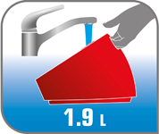Tefal - objem nádobky 1,9 l
