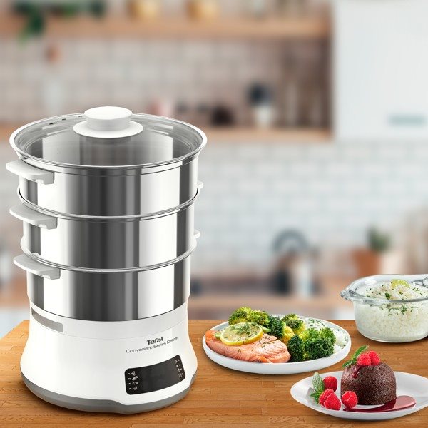 Tefal VC502D10 Convenient Series Deluxe Food Steamer Tefal VC502D10 Convenient Series Deluxe Food Steamer