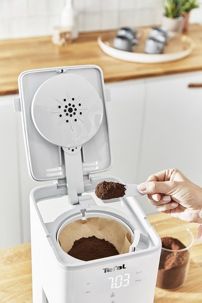 Tefal CM693110 Sense Filter Coffee Machine - White