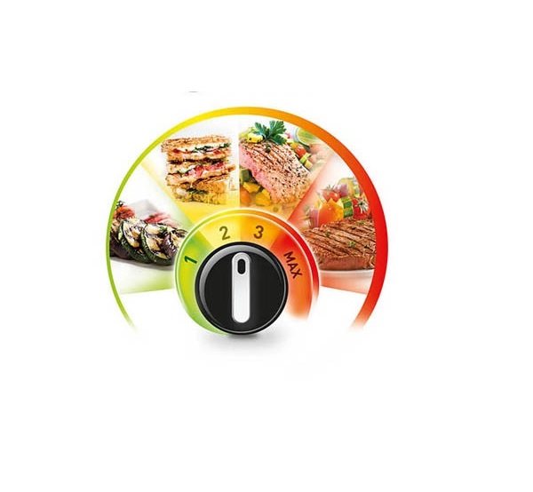 Kontaktní gril Tefal GC461B34 SuperGrill Timer XL