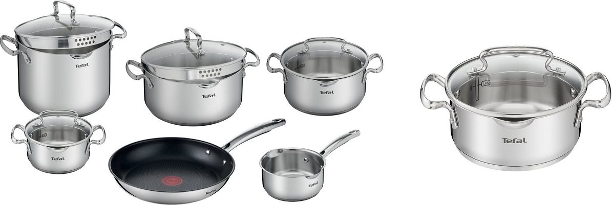 Sada nádobí Tefal Duetto+ G732SA55 a G7194355, 12 ks
