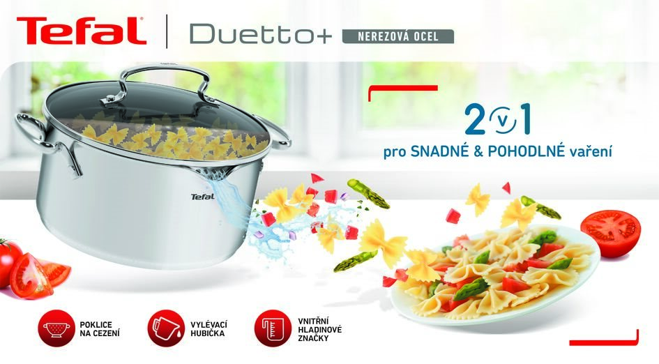 Tefal Duetto+ G719SA74 - 10 ks a Duetto+ G732S334 - 3 ks