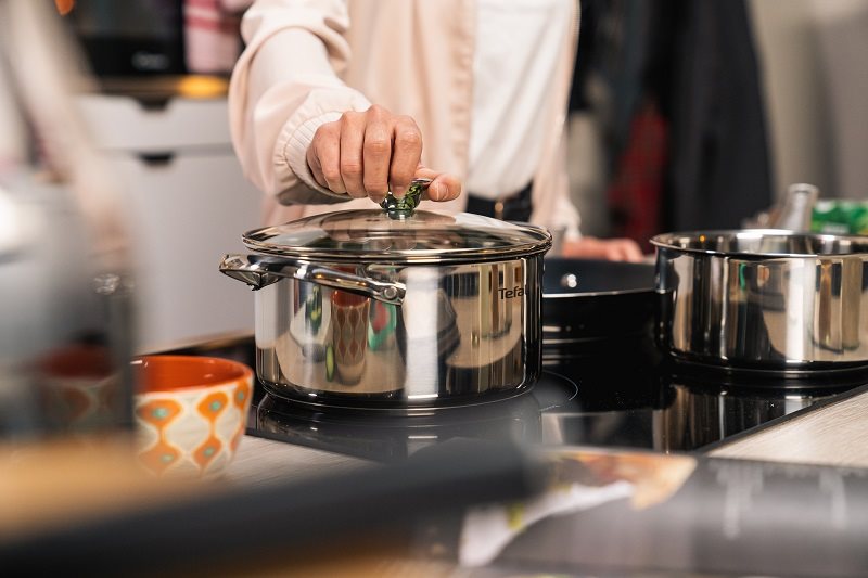 Sada nádobí Tefal sada nerez nádobí 10 ks Cook Eat B921SA55