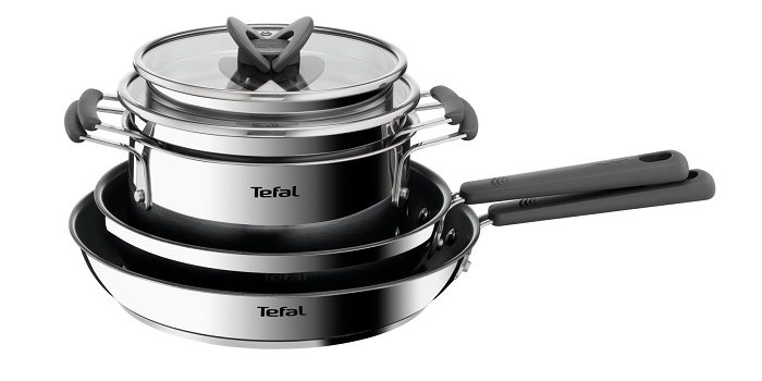 Tefal Opti Space 6 piece cookware set G737S644 
