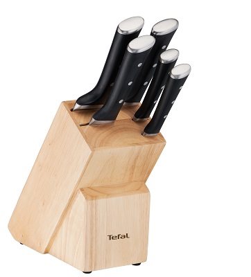  Sada nožů Tefal ICE FORCE sada nožů 5 ks + dřevěný blok K232S574