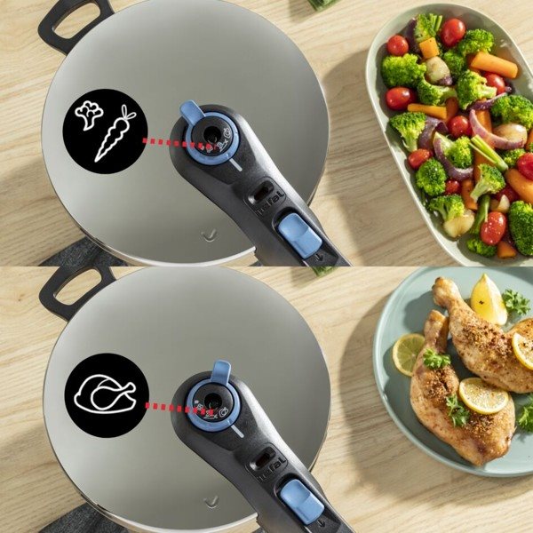 Tefal Schnellkochtopf 8l Secure Trendy P2584401