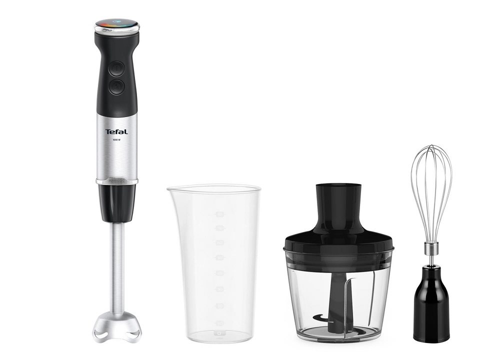 Tefal HB673830 Quickchef+ 3-in-1 black hand blender Tefal HB673830 Quickchef+ 3-in-1 black hand blender