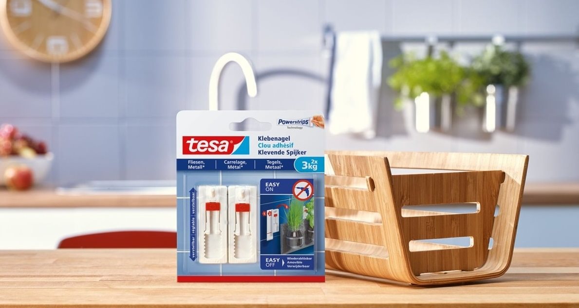 Tesa Nastavitelný nalepovací hřebík
