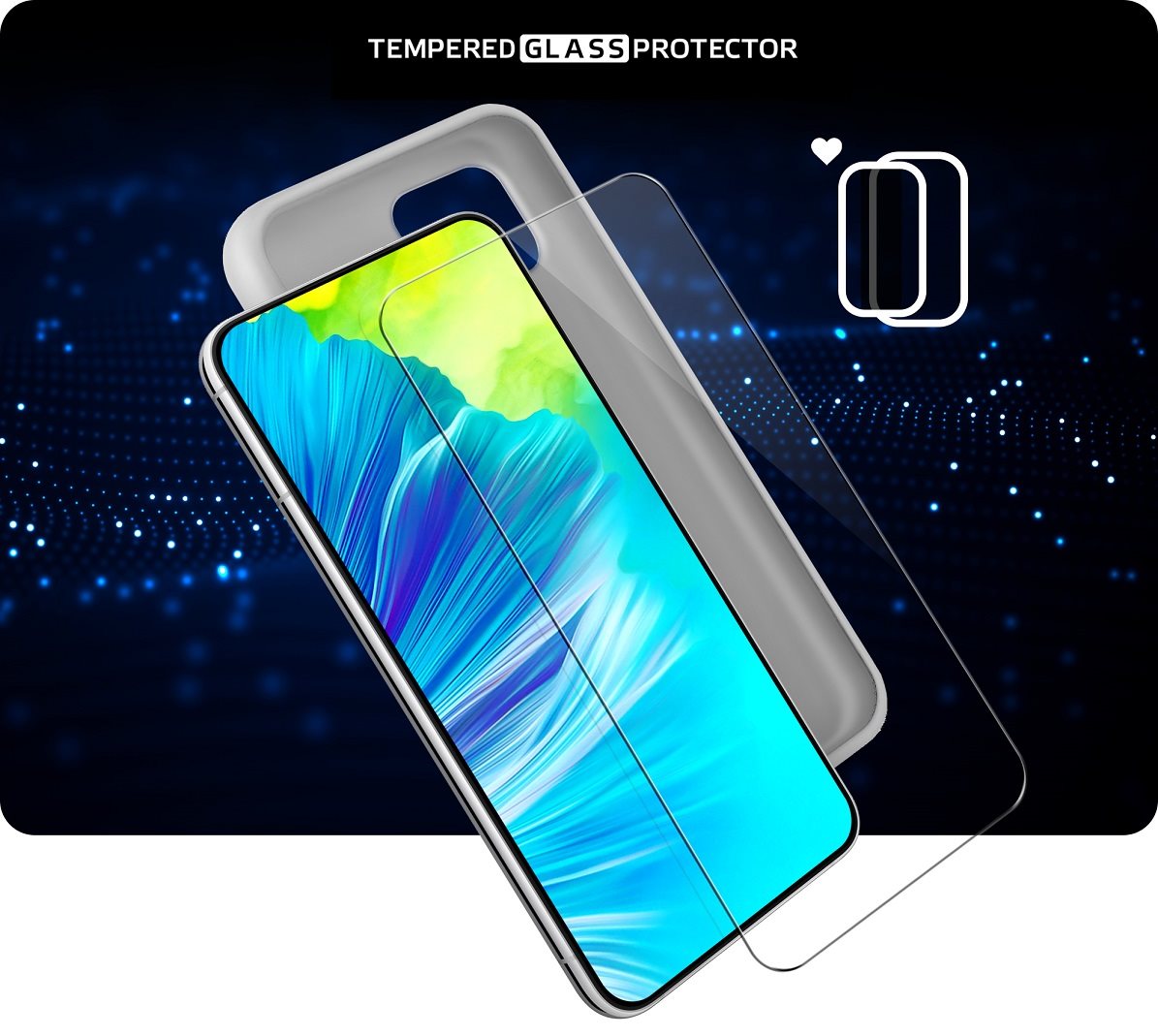 Číre ochranné sklo na mobil Tempered Glass Protector
