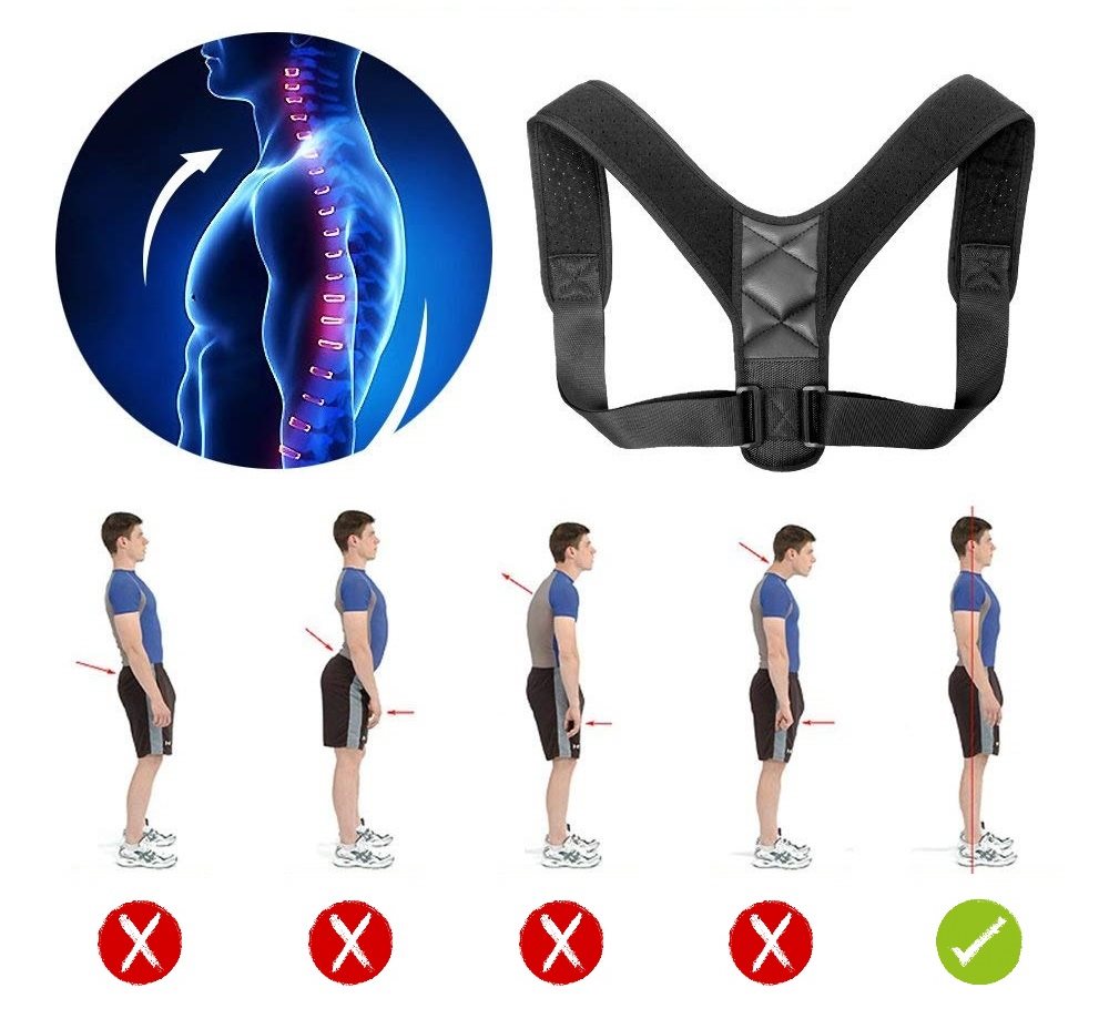 Korektor chrbta pre vzpriamené držanie tela - L/XL