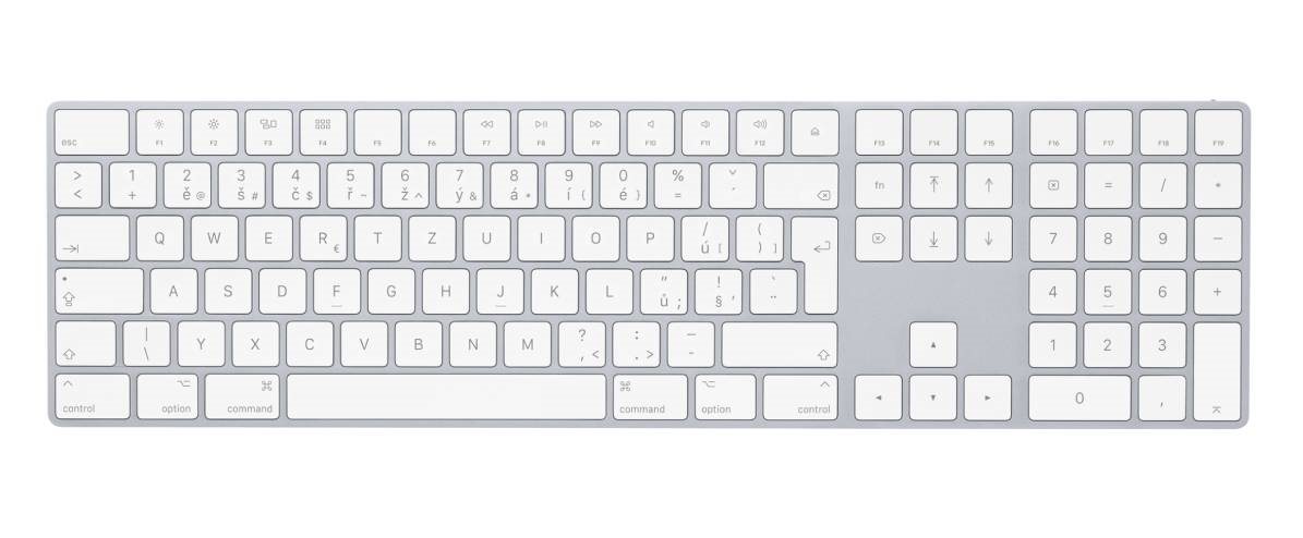Kabelloses Apple Magic Keyboard mit numerischem Tastenfeld