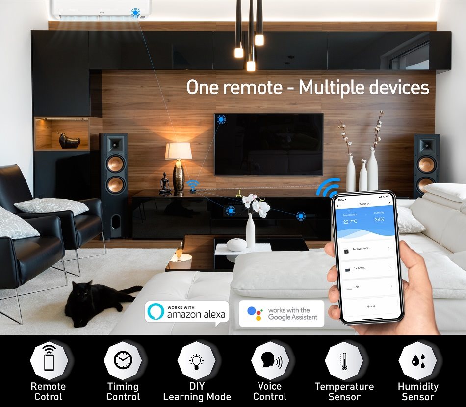 Tellur WiFi Smart remote control kit for IR remote control