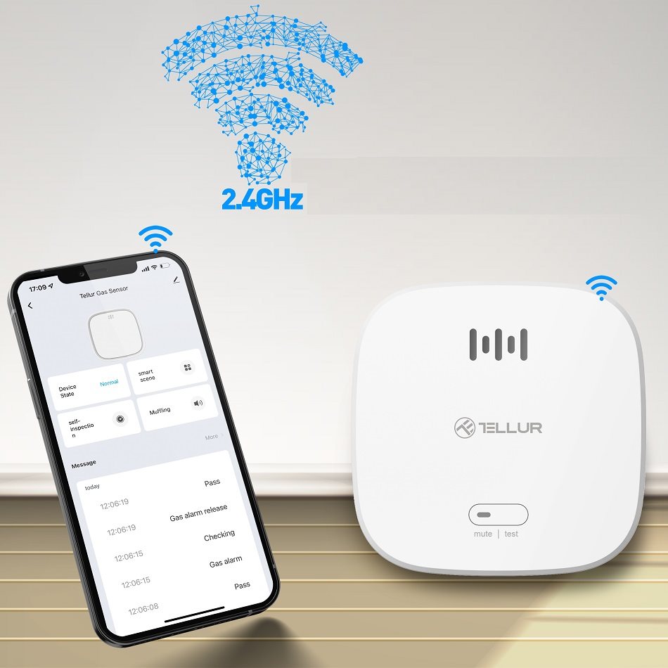 Smoke detector Tellur WiFi Smart Smoke Sensor