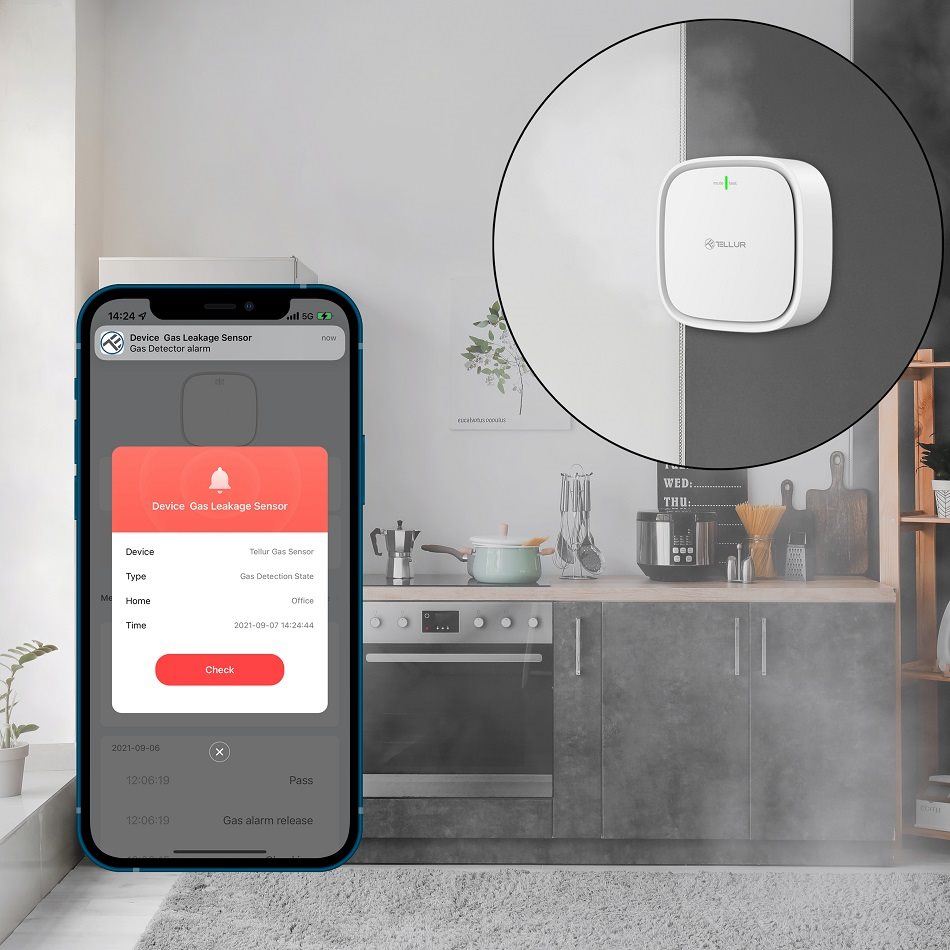 Smoke detector Tellur WiFi Smart Smoke Sensor