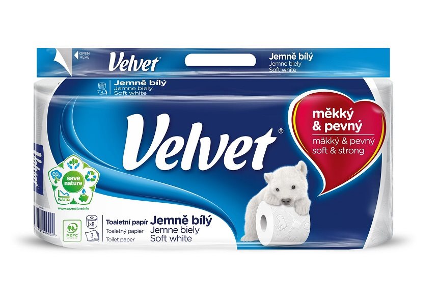 VELVET Gently White Toilet Paper