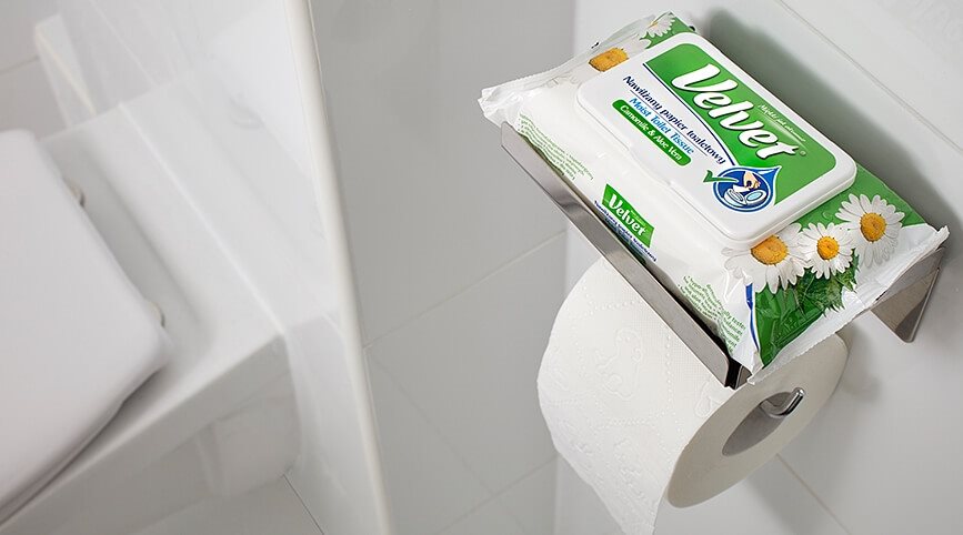 VELVET Camomile moist toilet paper (42 pcs) 