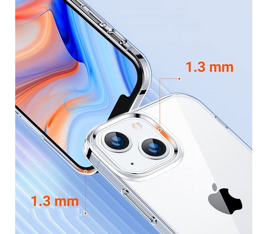 Pouzdro na mobil Torras Crystal Clear pro iPhone 13 6.1 Clear Pouzdro na mobil Torras Crystal Clear pro iPhone 13 6.1 Clear
