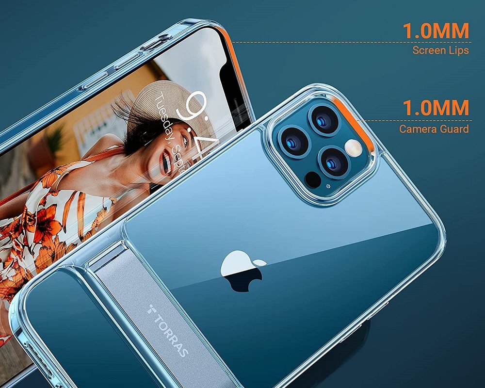 Puzdro na mobil Torras MoonClimber pre iPhone 12/12 Pro Clear Puzdro na mobil Torras MoonClimber pre iPhone 12/12 Pro Clear