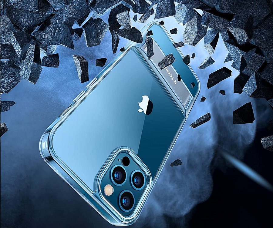 Puzdro na mobil Torras MoonClimber pre iPhone 12/12 Pro Clear Puzdro na mobil Torras MoonClimber pre iPhone 12/12 Pro Clear