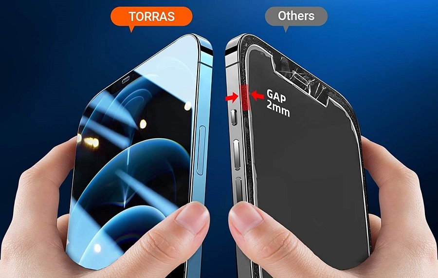 Ochranné sklo Torras Diamonds Clear screen protector pro iPhone 12 mini 5.4 Clear