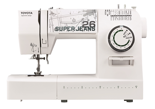Toyota Super Jeans J26W Sewing Machine 26 programů