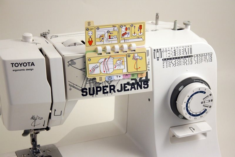 Toyota Super Jeans J34W Obrázkový návod