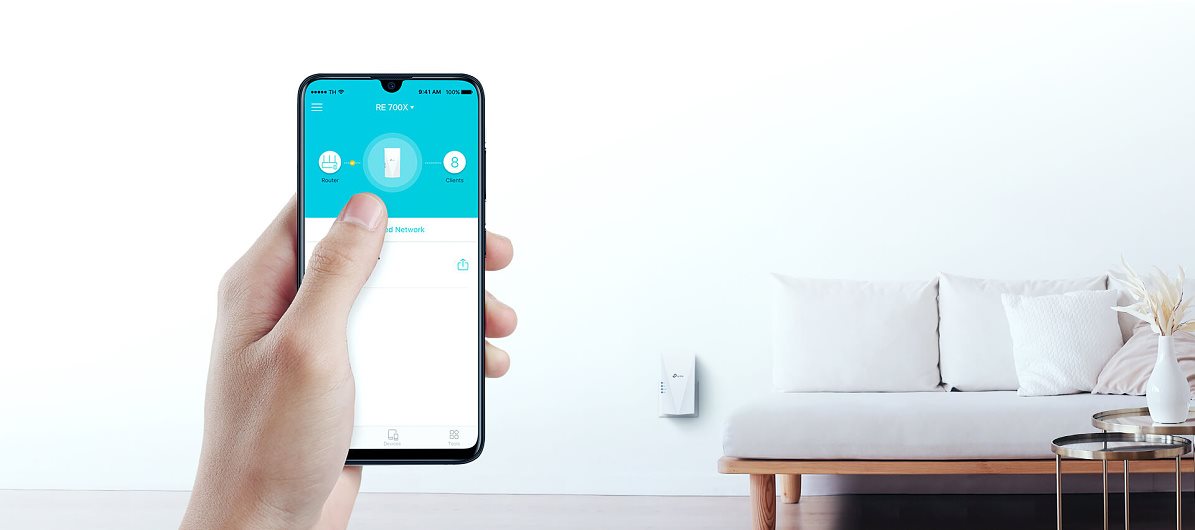 TP-Link RE700X WiFi6 Extender