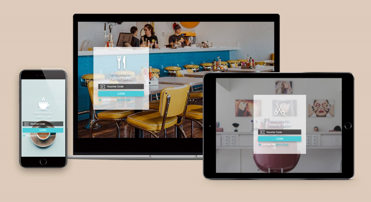 Private portal for WiFi connection