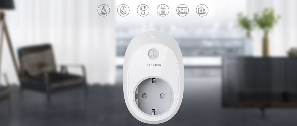 The TP-LINK HS100 remote socket Dálkově ovládaná zásuvka TP-LINK HS100