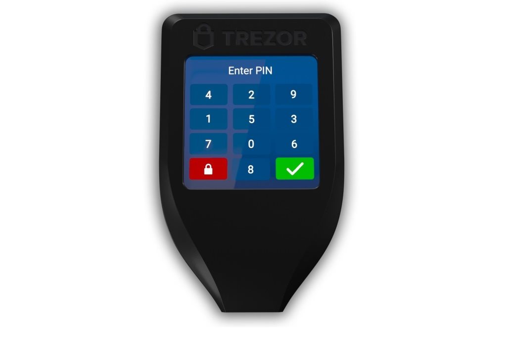 trezor model t next generation crypto hardware wallet with lcd