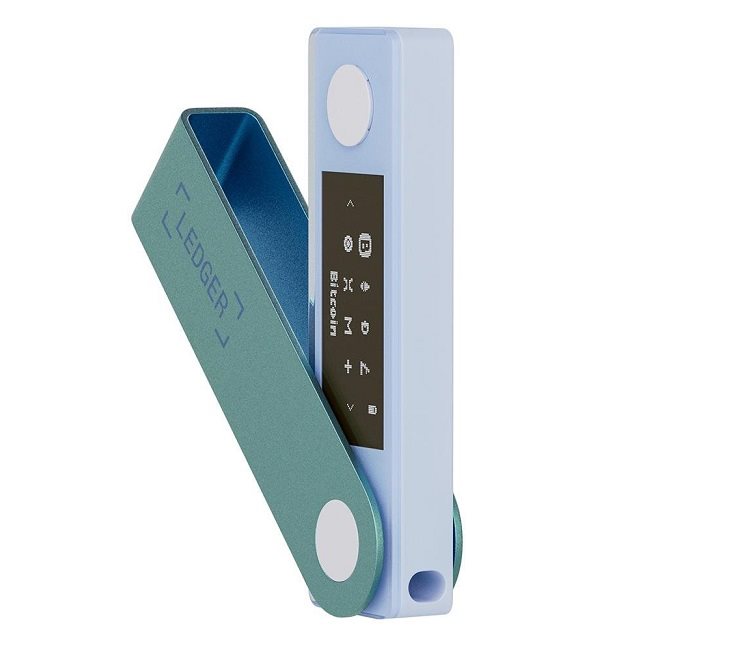 Hardvérová peňaženka Ledger Nano X Pastel Green Crypto Hardware Wallet