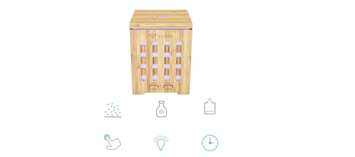 Aroma diffuser TrueLife AIR Diffuser D7 Bamboo Aroma diffuser TrueLife AIR Diffuser D7 Bamboo