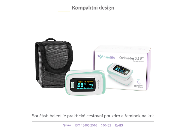 TrueLife Oximeter X5 BT Pulse Oximeter