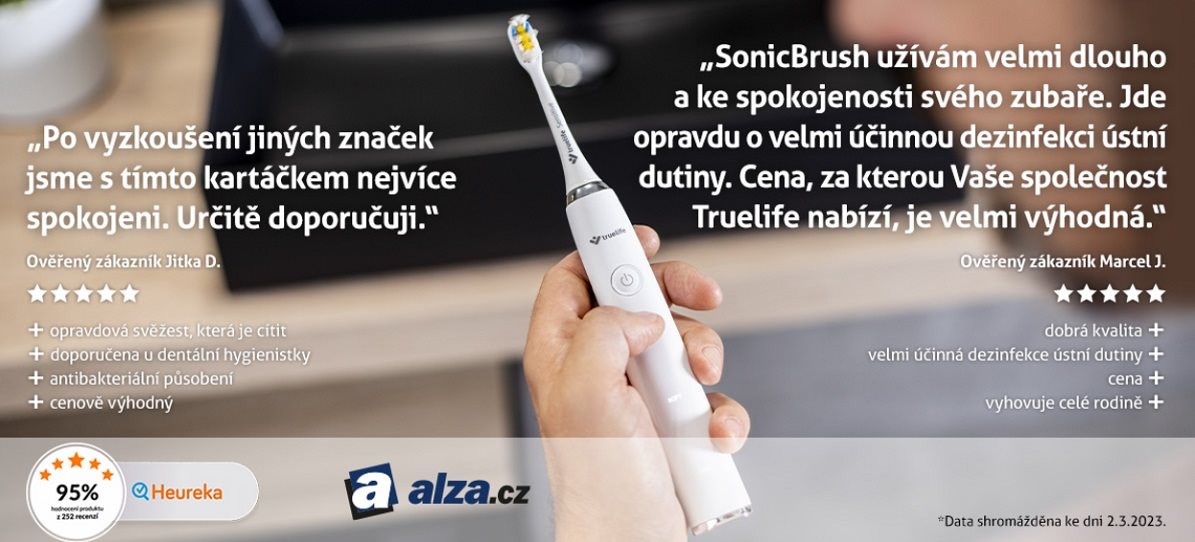 Elektrická kefka TrueLife SonicBrush UV