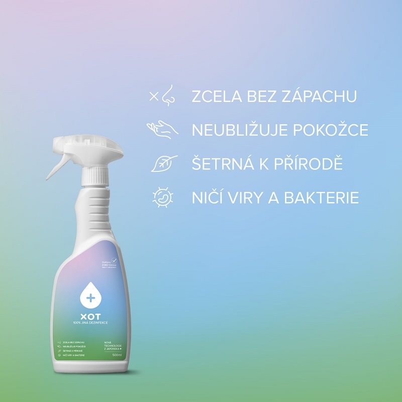 Disinfection XOT dezinfekce sprej 500 ml Disinfection XOT dezinfekce sprej 500 ml