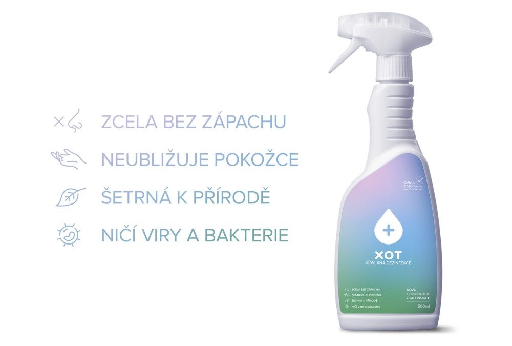 dezinfekce XOT ve spreji, 500 ml