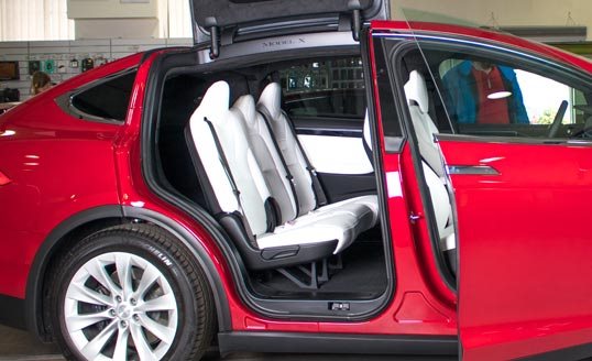 Tesla X interior