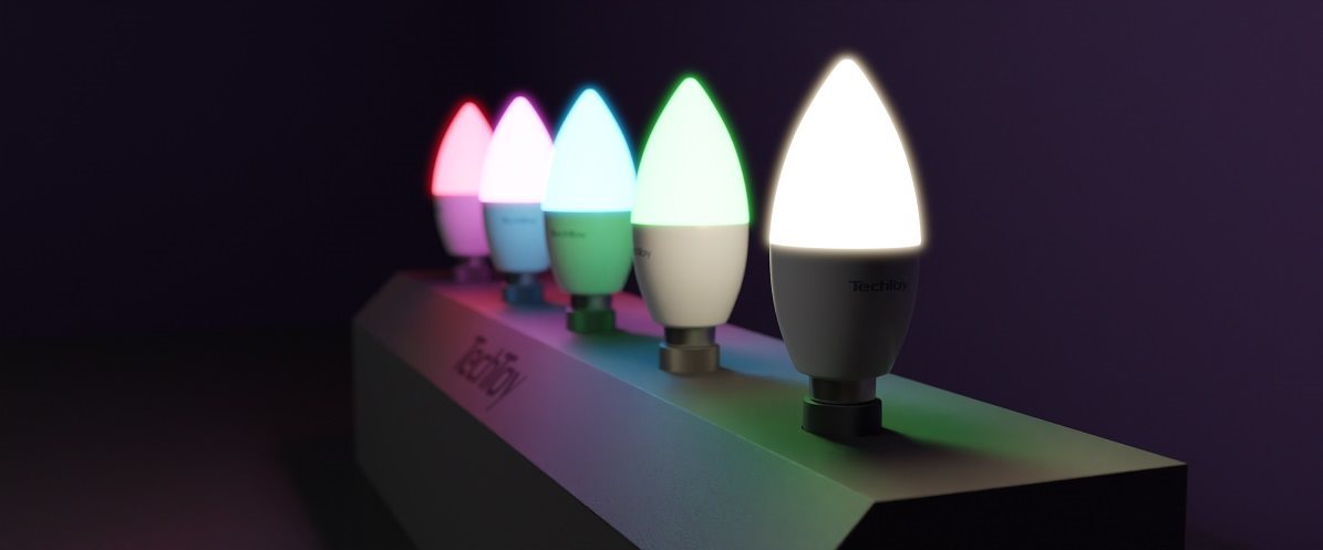 LED žiarovka TechToy Smart Bulb RGB 6W E14 ZigBee