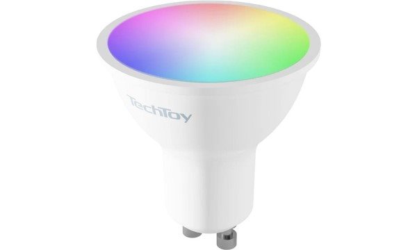 LED žárovka TechToy Smart Bulb RGB 4.7W GU10 ZigBee