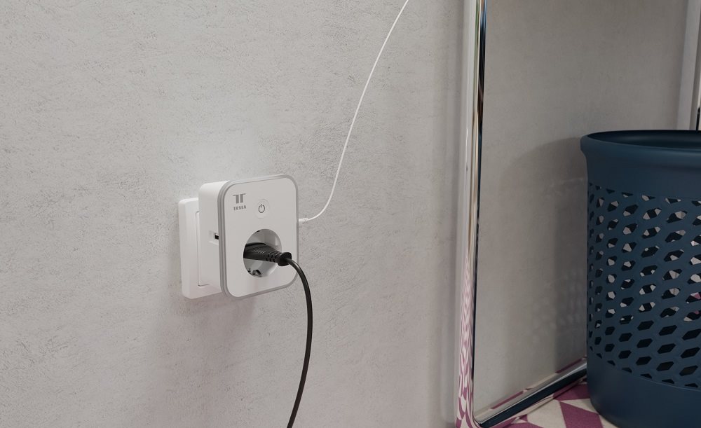Chytrá zásuvka Tesla Smart Plug 2 USB