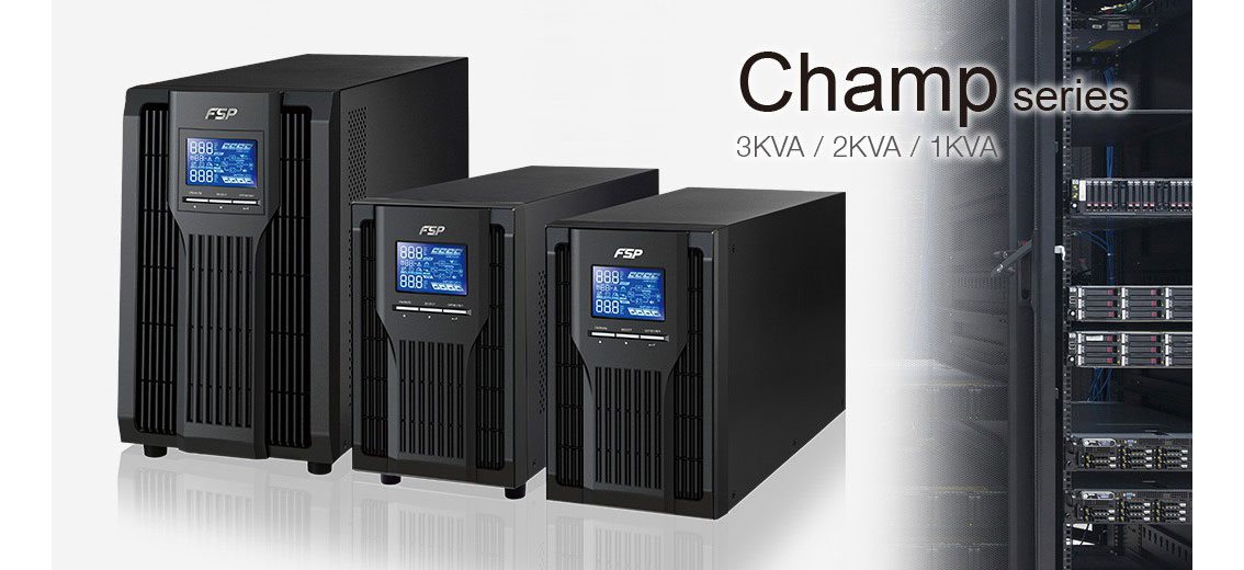 Záložní zdroj FSP Fortron Champ 3000 VA Tower (IEC 320)