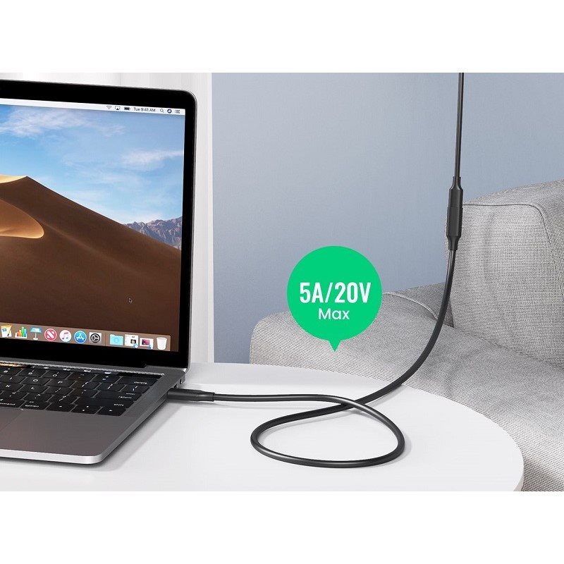 Ugreen USB-C/M to USB-C/F Gen2 5A Extension Cable 1m (Black) Ugreen USB-C/M to USB-C/F Gen2 5A Extension Cable 1m (Black)