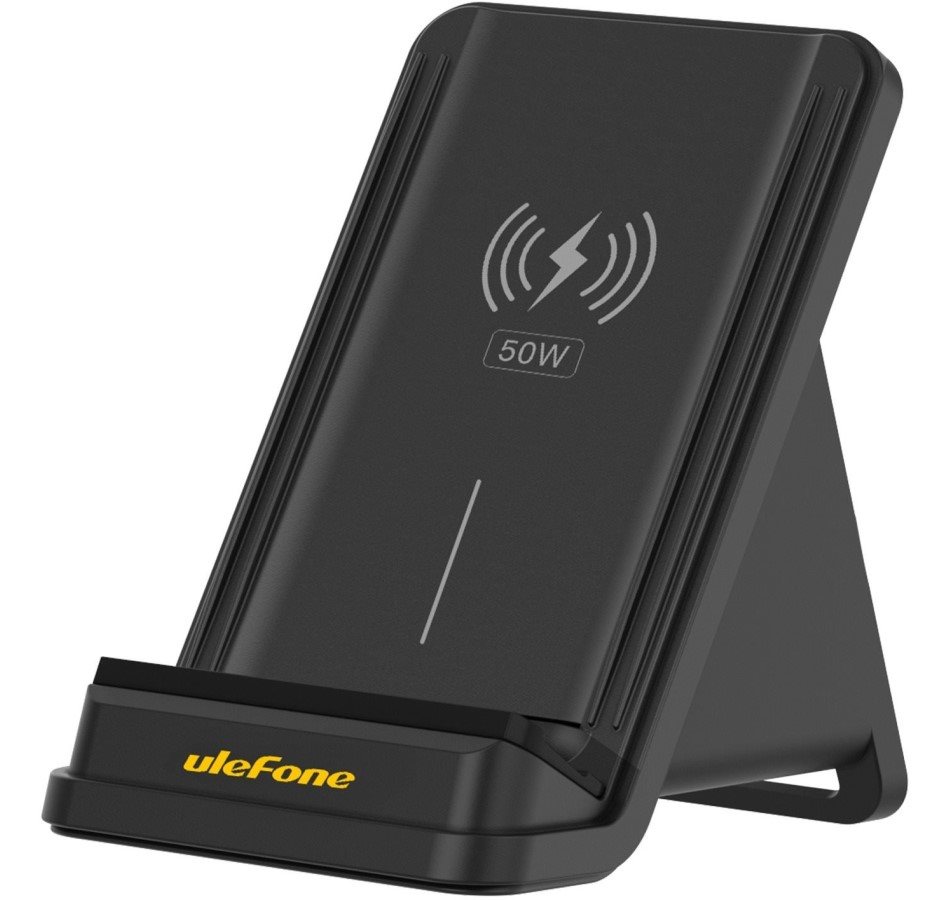 Bezdrôtová nabíjačka UleFone 50W Wireless Charging Stand Black