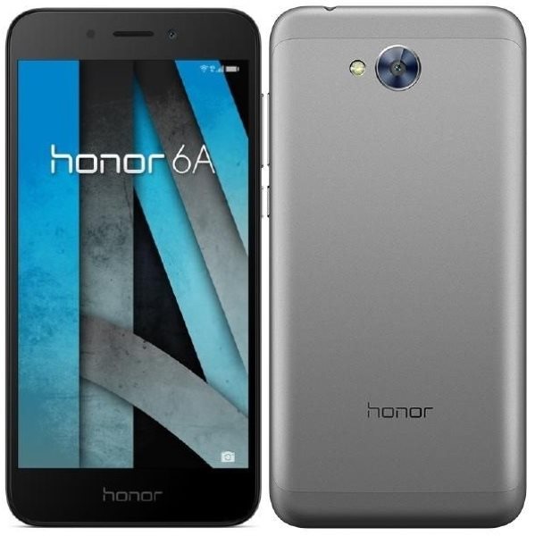 Front and side view of Honor 6A Grey
