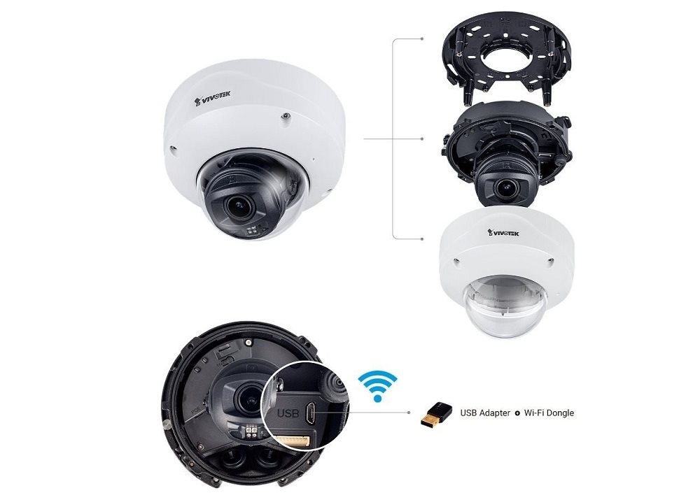 Innen- und Außen-IP Kamera VIVOTEK FD9167-HT-V2