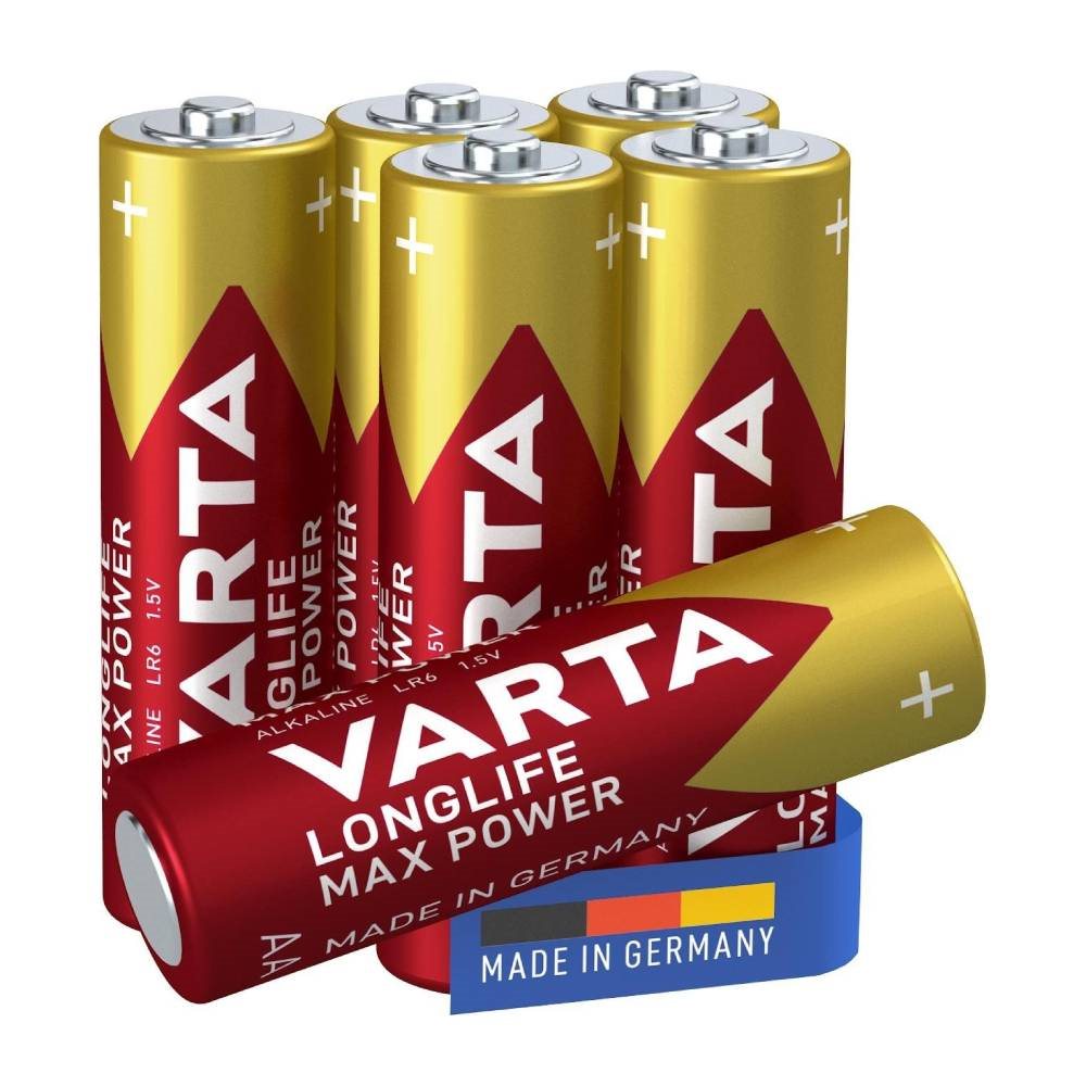 Tužková baterka VARTA Longlife Max Power AA 2 ks