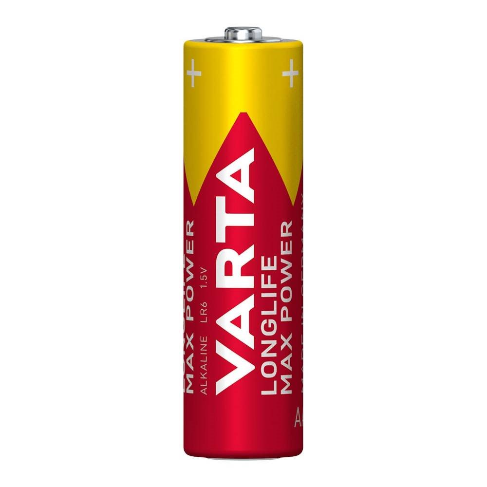 Tužková baterka VARTA Longlife Max Power AA 8 + 2 ks