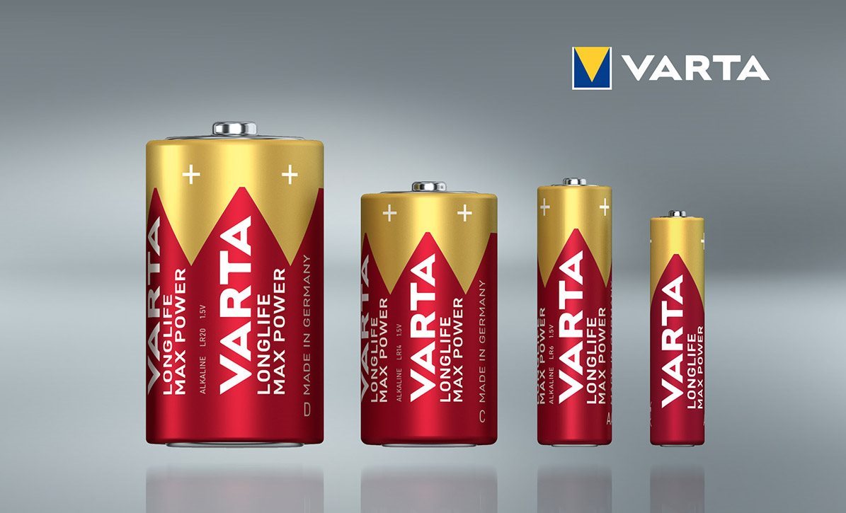 Tužková baterka typu C batéria VARTA Longlife Max Power (2 ks v balení)