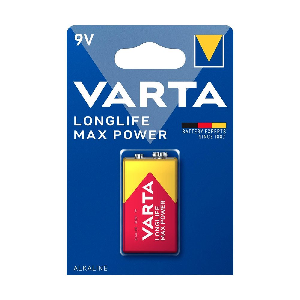 9V batéria VARTA Longlife Max Power