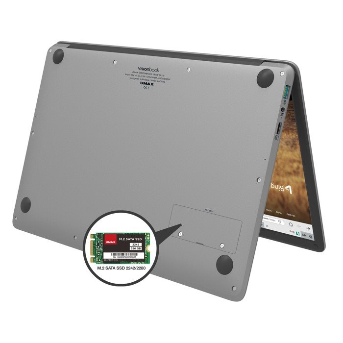 Místo pro SSD disk VisionBook 14We Plus